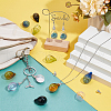   14Pcs 7 Colors Blown Glass Teardrop Bubble Vial GLAA-PH0003-15-5