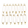 304 Stainless Steel Charm Bracelets for Women BJEW-C098-14G-4