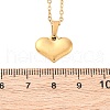 Heart 304 Stainless Steel Pendant Necklaces NJEW-H059-17G-5