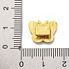 Rack Plating Brass Pendants With ABS Imitation pearls KK-S406-06A-4