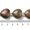 Natural Unakite Beads Strands G-C150-A14-01-5