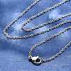 Tarnish Resistant 304 Stainless Steel Cable Chain Necklaces NJEW-E026-04P-1