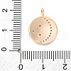 Brass Micro Pave Cubic Zirconia Pendants KK-D360-08G-3