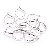 Brass Hoop Earrings EJEW-P160-03P-NF-1