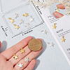 Beebeecraft 20Pcs 2 Colors Brass Pendants FIND-BBC0015-84-3