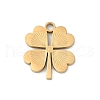 304 Stainless Steel Pendants STAS-P383-03G-1