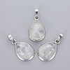 Natural Quartz Crystal Pendants G-L512-C23-1