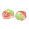 Translucent Resin Fruit Cabochons RESI-G072-03D-2