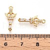 Brass Micro Pave Cubic Zirconia Pendants KK-N263-84G-3