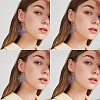 20Pcs 10 Style Ion Plating(IP) 201 Stainless Steel Filigree Pendants STAS-SZ0002-15-6