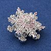 Brass Micro Pave Cubic Zirconia Beads KK-D378-19P-02-2