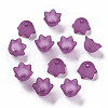 Transparent Acrylic Beads Caps PL543-7-2