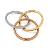 201 Stainless Steel Trinity Interlocking Ring Finger Rings FS-WG6776A-02-3