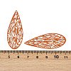 Spray Painted 430 Stainless Steel Pendants STAS-H236-01F-3