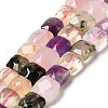 Natural Mixed Quartz Beads Strands G-G980-05-1