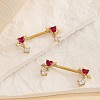 Brass Nipple Rings WG638CA-06-1