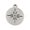 Non-Tarnish 201 Stainless Steel Pendants STAS-E015-07P-1