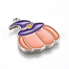 Halloween Theme Alloy Enamel Pendants ENAM-J649-07P-3