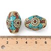 Brass Beads KK-H075-02AG-02-3