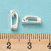 925 Sterling Silver Watch Band Fold Over Clasps with 925 Stamp STER-B002-04A-S-4