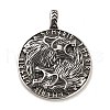 304 Stainless Steel Pendants STAS-M334-11AS-1