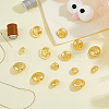 DICOSMETIC 80Pcs 4 Styles Plastic Buttins BUTT-DC0001-13-4