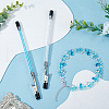 SUNNYCLUE 2Pcs Iron and PVC and Acrylic Alligator Memo Clips FIND-SC0011-26B-4