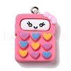 Opaque Resin Pendants RESI-D055-074P-2