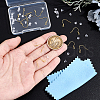 Unicraftale 6Pairs 925 Sterling Silver Earring Hooks STER-UN0001-44G-4