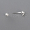 304 Stainless Steel Ball Stud Earring Post STAS-H410-10S-A-2