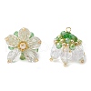 Transparent Glass Pendants PALLOY-MZ00720-04-1