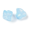 Transparent Spray Paint Glass Beads GLAA-H035-03G-2