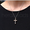 Stainless Steel Cross Pendant Necklaces TQ9204-1-4