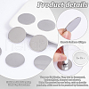 Stainless Steel Stamping Blank Tag Cabochons STAS-PH0019-31P-4
