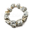 Raw Rough Natural Seaame Jasper Beads Strands G-Z087-B03-3