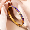 304 Stainless Steel Enamel Bangles FS-WG30162-02-1