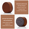 3Pcs 3 Sizes Wood Ring Display Pedestals WH-WG57494-01-4