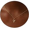 Fashionable Brass Letter Heart Pendant Necklaces for Women FS-WGD0E1D-07-1