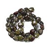 Natural Dragon Blood Beads Strands G-B022-38C-4