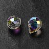 Electroplated Glass Beads GLAA-K062-01A-FR05-3