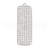 Brass Micro Pave Cubic Zirconia Pendants KK-L229-032P-1