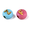 Plating Acrylic Beads PACR-T017-02M-3