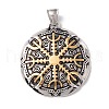 304 Stainless Steel Pendants STAS-M299-30AS-1
