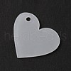 Transparent Acrylic Pendants TACR-WH0001-68-1