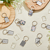 Rectangle Alloy Keychain KEYC-DC00007-5