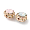 Handmade Resin Indonesia Round Beads IPDL-P005-02KCG-M-2