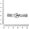 304 Stainless Steel Interlocking Clasps STAS-Z130-02AS-3