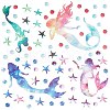Gorgecraft 2 Sheets 2 Style PVC Wall Stickers AJEW-GF0004-50-1