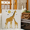 Plastic Reusable Drawing Painting Stencils Templates DIY-WH0172-494-7