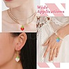 5Pcs Copper Wired Glass Seed Beaded Strawberry Pendants PALLOY-CJ00087-7